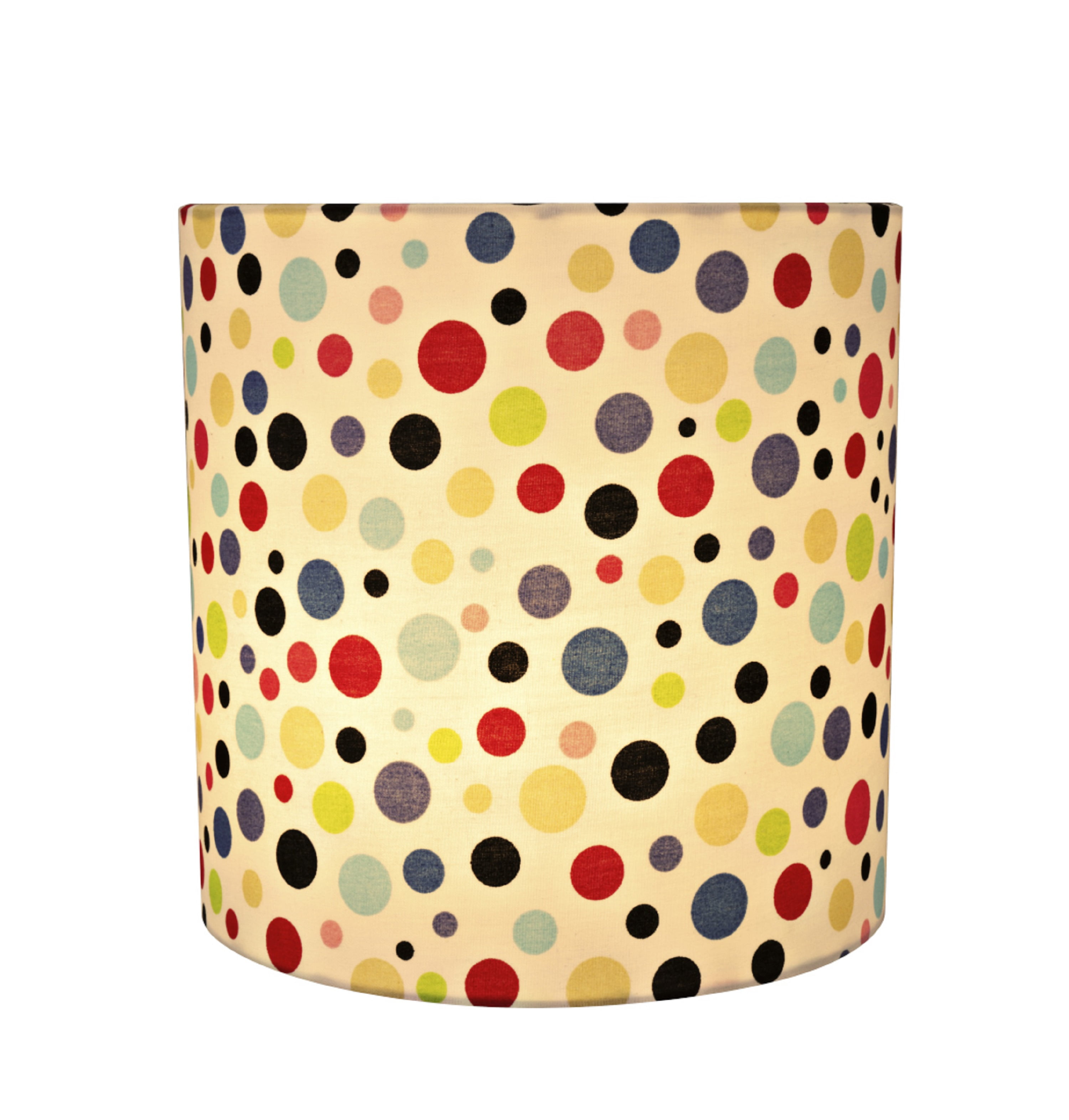 Aspen Creative 31229 Transitional Drum (Cylinder) Shaped Spider Construction Lamp Shade in White, 8" wide (8" x 8" x 8")