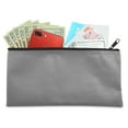 thumbnail image 5 of DALIX Bank Bags Money Pouch Checks Cash Utility Keys in Gray (2 Pack Quantity), 5 of 5