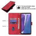 thumbnail image 4 of Compatible with Samsung Galaxy Note 20 Classic Embossed PU Leather Case with Card Holder Shockproof Cover, 4 of 5
