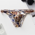thumbnail image 1 of Calzoncillos de seda de hielo para hombre, estampados, ultrafinos, transparentes, sexys, transpirables, de color sólido, cintura baja, 1 of 6