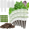 thumbnail image 3 of 120Pcs Hydroponic Garden Accessories Pod Kit Reusable Plant Pod Kit Clear Hydroponic Grow System Seed Pod Kit with 30 Grow Baskets 30 Grow Dome 30 Grow Sponge 30 Labels for Seed Starting, 3 of 11