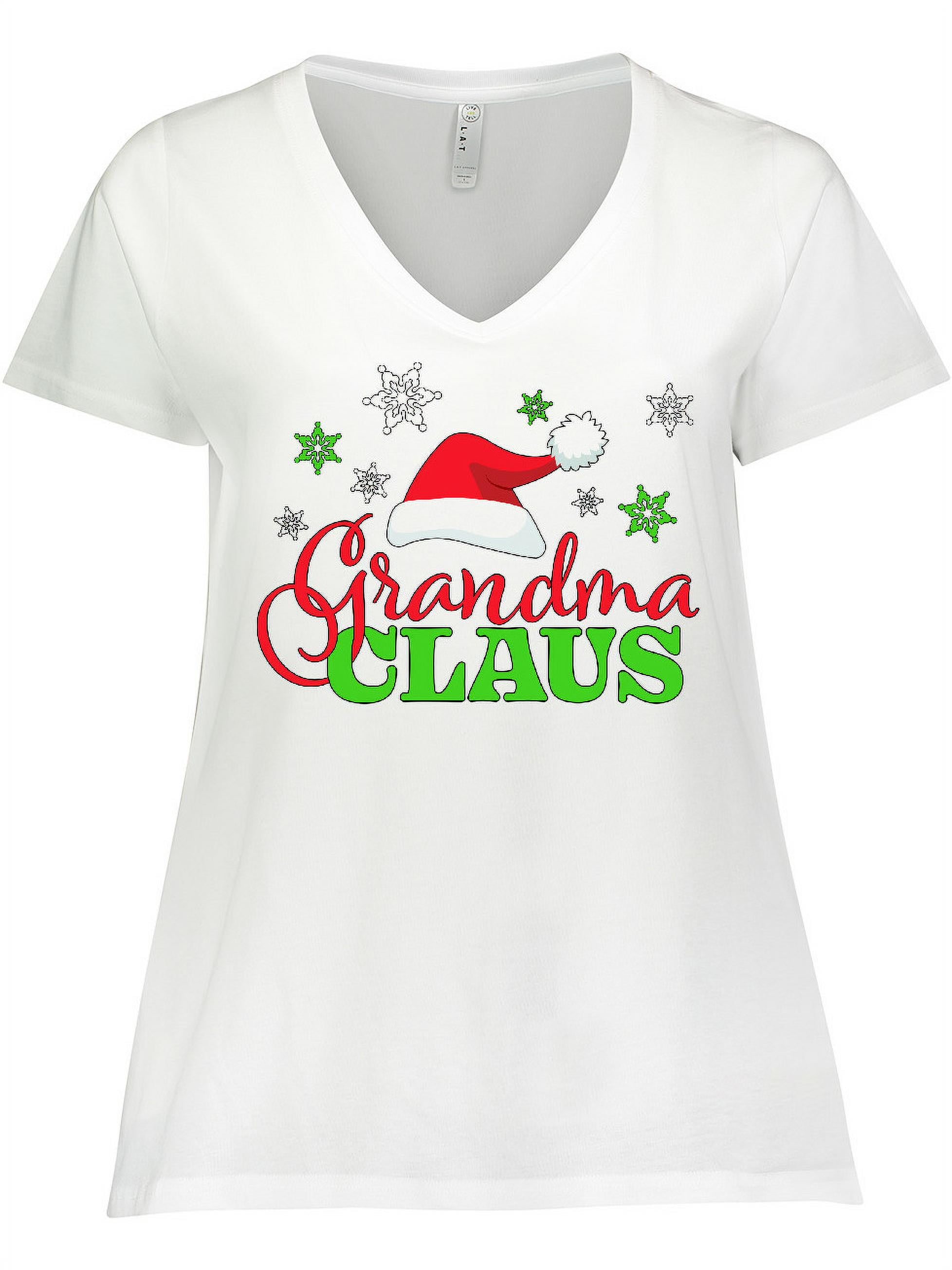 Christmas My Grandkids Melt My Heart Snowman Red Graphic T-Shirt