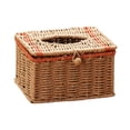 thumbnail image 5 of deevoka Paper Rope Tissue Box Boho Tissue Paper Holder for Washroom Bathroom Kitchen A, 5 of 9
