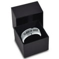 thumbnail image 3 of Tungsten Graduating Class Of 2019 Band Ring 8mm Men Women Comfort Fit Gray Step Bevel Edge Brushed Polished, 3 of 4