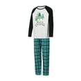 thumbnail image 3 of Fiomva Matching Christmas Pajamas for Family, Funny Holiday Cute Let It Snow Print Tops and Plaid Pants Xmas Sleepwear Pjs Set, 3 of 9