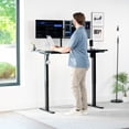 thumbnail image 2 of VIVO Black 55 x 28 inch Universal Table Top for Sit to Stand Desk Frames, 2 of 8