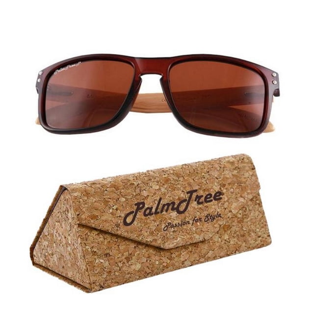 Lentes de Colores a la Moda VentDepot Soul Colors Polarized Madera de Bambú Policarbonato UV400