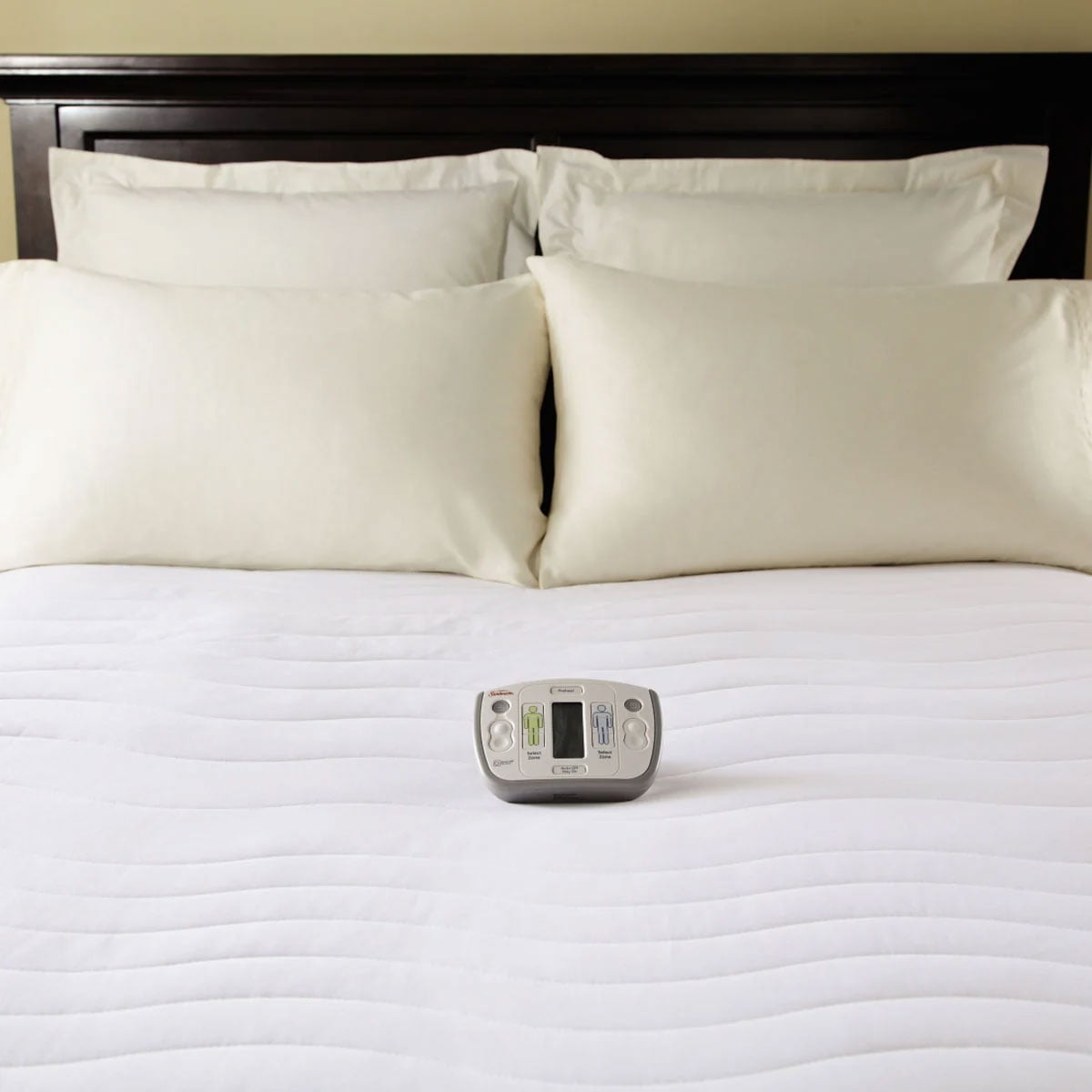 Sunbeam MSU7RQS Therapeutic Zoned Heated Mattress Pad - Queen Size |  Walmart Canada