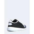thumbnail image 3 of Qupid Romeo-01 - Black White Mesh 6.5, 3 of 5