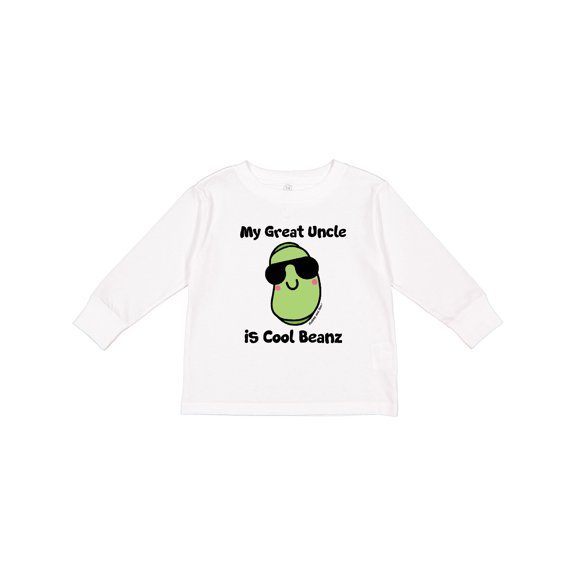 Inktastic Cool Beans Great Uncle Boys or Girls Long Sleeve Toddler T-Shirt