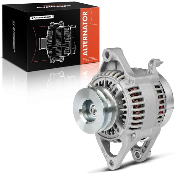 A-Premium Alternator Compatible with Dodge Dakota, Ramcharger, B150/B250/B350, D150/D250/D350, W150/W250/W350, 1990-1991, 12V 90A 2-Groove Pulley Clockwise, Replace# 5234028, 1210003370