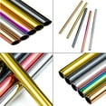 thumbnail image 4 of Stainless Steel Bubble Tea Straws,reusable Metal Straws,drinking Straws Straight,extra Wide Metal Straws,with Cleaning Brush And Storage Bag,suitable, 4 of 5