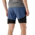 thumbnail image 4 of Pejock Men's 5-Inch Running Shorts with Color Block, Quick Dry Gym Shorts - Mesh Lined & 4-Way Stretch for Summer Training and Beach, 4 of 9