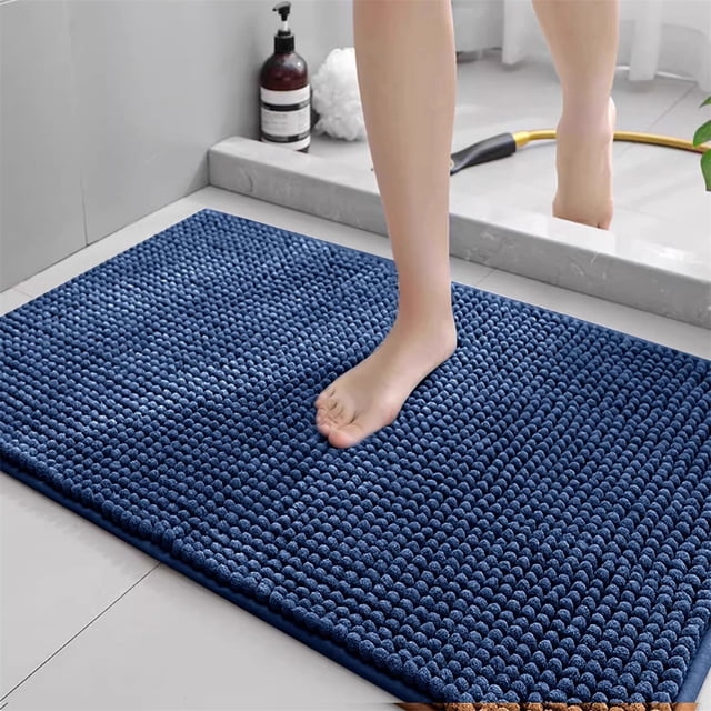 SuChun Kitchen Rug Bathroom Rugs Extra Soft Absorbent Bath Rugs Non Slip Dry Quickly Machine Washable Bath Mats For Bathroom Floor Tub And Shower Grey