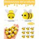 thumbnail image 2 of 30 Pieces Felt Bees, Small Wool Bumble Bee Plush Decors DIY Wreath Bees Decoration for DIY Crafts Baby Shower Decorations Home Decor, 2 of 7