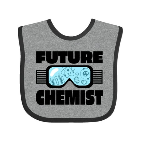 

Inktastic Future Chemist Goggles Gift Baby Boy or Baby Girl Bib