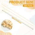 thumbnail image 2 of LUIISIS 200Pcs Wooden Dowel Rods 1/5 x 12 Inch Wood Sticks for Crafts, Precut Wooden Rod Bamboo Sticks Hardwood Wood Dowels for DIY Projects, Cake Dowels Hardwood Craft Dowel Rods, 2 of 7