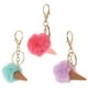thumbnail image 2 of GOOHOCHY 3 llaveros colgantes de peluche con forma de helado, adorables y decorativos., 2 of 7