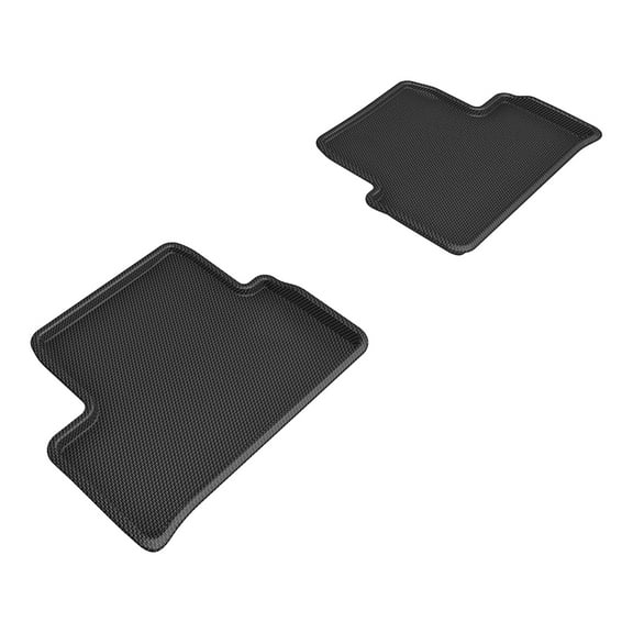 3D MAXpider Custom Fit Kagu Floor Mat (Black) Compatible with BMW i4 (G26) 2022-2025 - Second Row