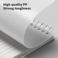 thumbnail image 4 of Up to 65% off! Lined Sp-iral Notebook Journal for Work Loose Leaf Notebook A5 Non Irritating Detachable Transparent High Coil Notebook A5 Thickened 8.07x5.51in-120 Pages, 4 of 7