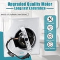 thumbnail image 5 of 97015159 Motor Assembly, 676-D/2676f-A Replacement Fan Assembly for NuTone Broan 684-D/2684F-A, 676, 684NT-A, 683-C, DX90, 80RDF, 80RDB, NT080C, HD50 Bathroom Exhaust Fan, S97015159 Replacement Motor, 5 of 8