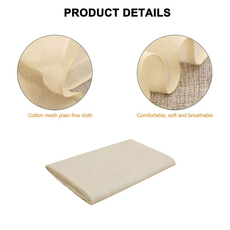 Straining to Crafting: 2 Meter Multipurpose Muslin Cloth Cheese Cloth –  Packardi