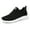 Black, variant on Men Sneakers Breathable Mesh lightweight Lace-up Woman Running Athletic Tennis Walking Shoes Gray Size 8