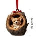 thumbnail image 2 of Adornos Navideños de Animales, Estampados de Animales para El Árbol de Navidad, Adornos Acrílicos, Decoraciones de Animales Del Bosque, Decoraciones Navideñas, Regalos de Recuerdo., 2 of 6