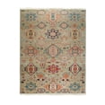 thumbnail image 3 of Hand-Knotted Wool Ivory Classic Traditional Heriz Serapi Bakhshish Rug, Made in India, 3 of 4