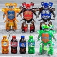thumbnail image 4 of New Beverage Bottles Transformer Robot Toys,Soda Can Transforming Robot Toys, 4 of 5
