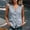 Gray, variant on Pumxq 2026 Summer Women's Sleeveless Linen Vest Tops - V-Neck Fully-Lined Breathable Lightweight Office Casual Pockets Blue L