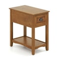 thumbnail image 6 of Gymax Set of 2 Contemporary Side End Table Compact Table w/ Drawer Nightstand Tawny, 6 of 6