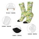 thumbnail image 5 of Balery Gnome and Pineapple Calcetas Largas con Estampado para Hombre y Mujer – Suaves y Transpirables, Talla Única (US 5-11), 5 of 6
