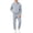 Gray, variant on Mooqilaa Boys Athletic Outfit Sets Size 10-12, 2 Piece Fleece-lined Casual Long Sleeve Boys' Activewear Clothing Sets Gray