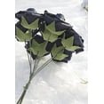 thumbnail image 2 of FlowGircnty Artificial Flower Dark Red Rose 25pcs Real Looking Fake Roses w/Stem for DIY Wedding Bouquets Centerpieces Arrangements Party Baby Shower Home Decorations, 2 of 4