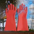 thumbnail image 1 of Guantes De Protección Antielectricidad Guantes de protección antielectricidad Guantes con aislamiento de goma Protección de seguridad de 12 KV, 1 of 7