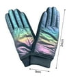 thumbnail image 5 of comerut 1 Pair Winter Gloves Gradient Thicken Windproof Full Fingers Touch Screen Keep Warm Elastic Wrist Cycling Women Men Gloves for Adult, 5 of 7