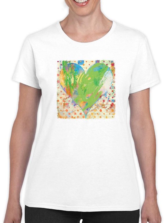 Spring Heart T-Shirt Womens -Porter Hastings Designs, Female Regular Fit