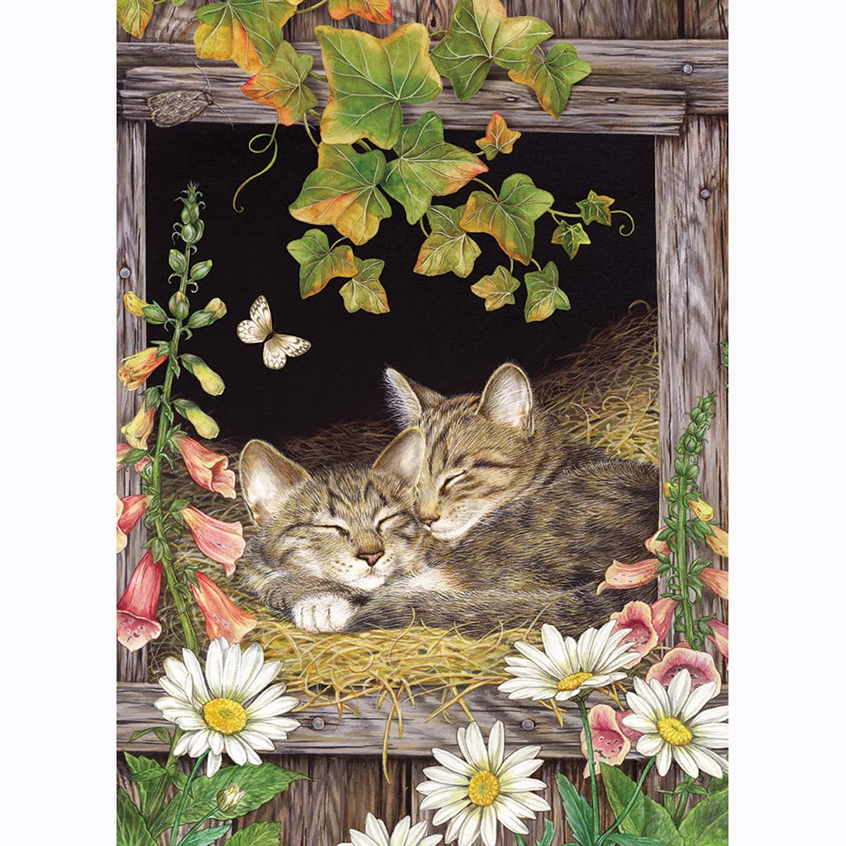 Cobble Hill Sisters, Cat Jigsaw Puzzle - Walmart.com ...