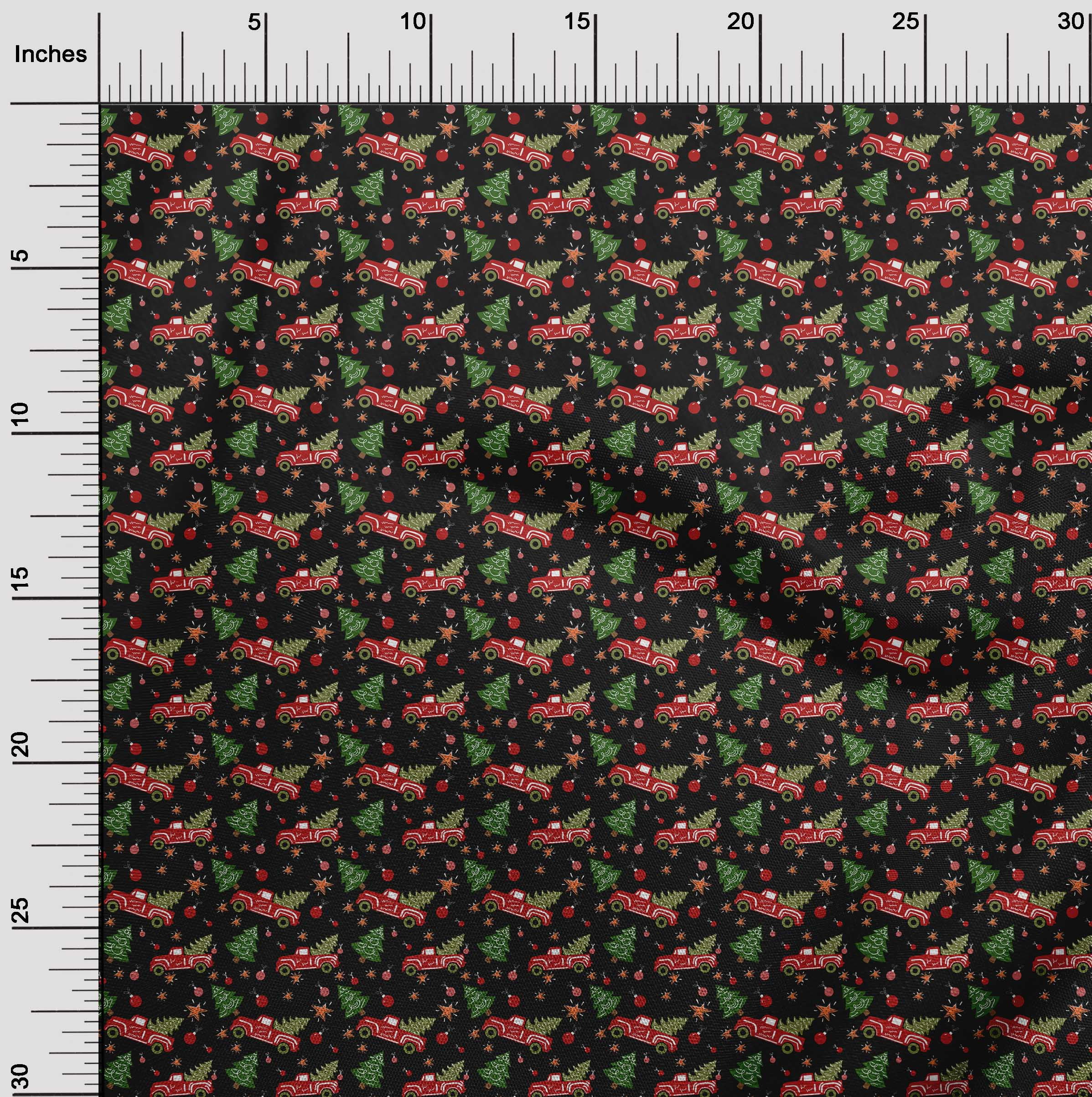 oneOone Cotton Poplin Maroon Fabric Christmas Sewing Fabric By The Yard Printed Diy Clothing Sewing Supplies 42 Inch Wide