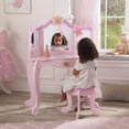 thumbnail image 3 of KidKraft Coiffeuse et tabouret Princesse, 3 of 9