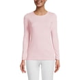 thumbnail image 3 of Lands' End Women's Cotton Rib T-shirt, 3 of 3