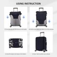 thumbnail image 6 of ONLY COVER, NOT INCLUDING THE SUITCASE Travel Luggage Cover Cute Dog and Puppy Set Suitcase Protector Washable Baggage Covers S(for 18-21 inch luggage), 6 of 6