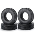 thumbnail image 4 of Bewildely RCGOFOLLOW 1/14 llantas de plástico resistentes al desgaste neumático RC pieza de actualización llantas de rueda Rc neumático para Kits de construcción modelo Negro, 4 of 6