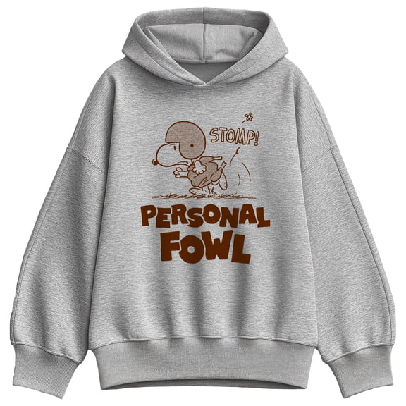 Peanuts - Personal Fowl Women's Oversized Fleece Hoodie Sweatshirt