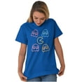thumbnail image 4 of Retro PACMAN Character Silhouettes Men's Graphic T Shirt Tees Brisco Brands M, 4 of 6