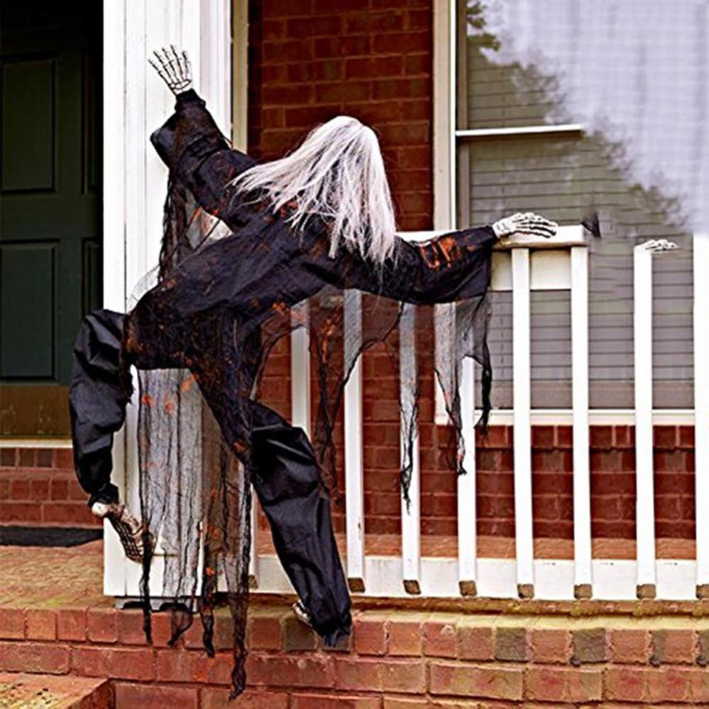 Lifesize 6' Hanging Man Scary Zombie Haunted House Halloween Life Size Prop 