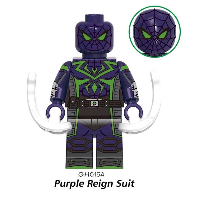 A Través Del Spider-Verse Super Heroes Gwen Stacy Punk Spot Jessica Drew India Personaje Acción Mini Bloques De Construcción Figura Juguetes Niños Regalo
