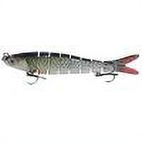 Señuelo de pesca de lucio Wobblers de 140 mm, 8 secciones, Swimbait multiarticulado (01)