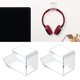 thumbnail image 4 of 2x Colgador de pared para auriculares, Gancho de soporte de pantalla para auriculares de computadora, Colgador de pared para auriculares, Gancho de ac, 4 of 8